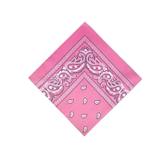 Bandana de flor de caju, com tamanho 60 x 60