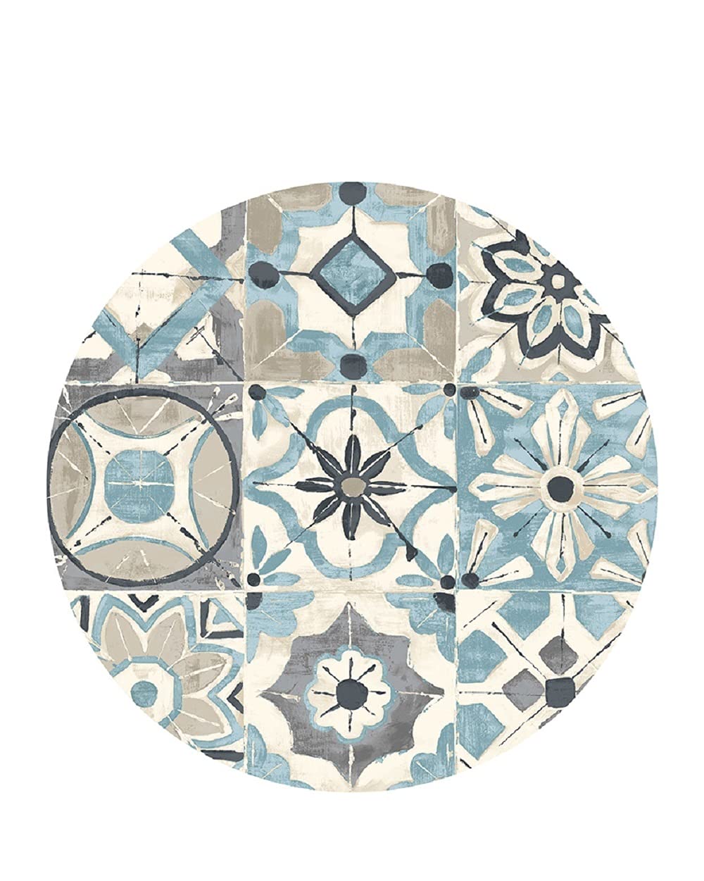 Vilber, Alfombra Vinilo Redonda, KOLLAR color 03, Diámetro 65 cm