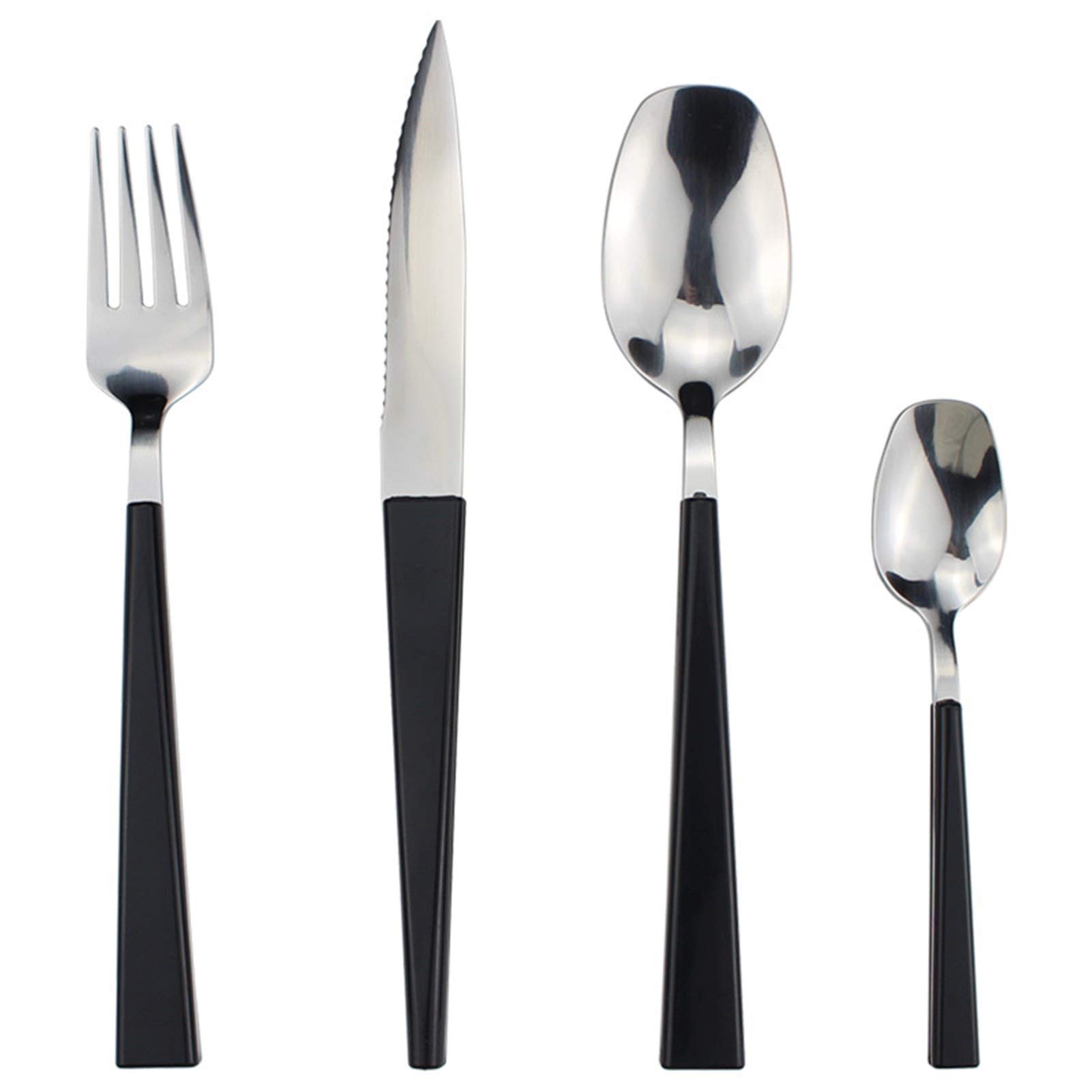 Ménagère en acier inoxydable QS414 pour remplacer ses vieux couverts de cuisine