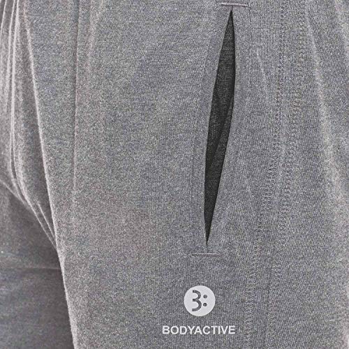 Image of BODYACTIVE Solid Color Men's Track Pants