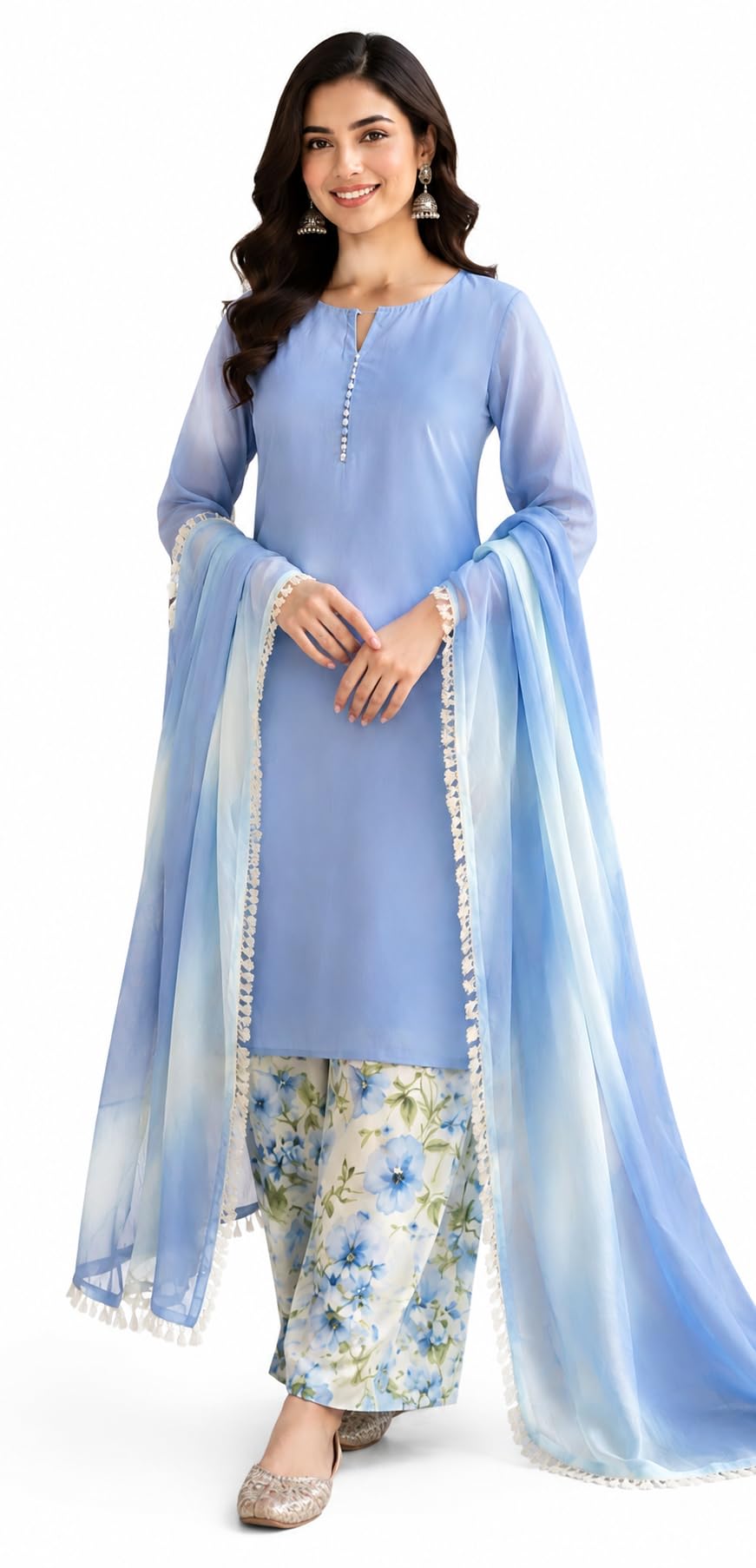 Elegant Blue Ethnic Suit Set for Every Occasion-image-39