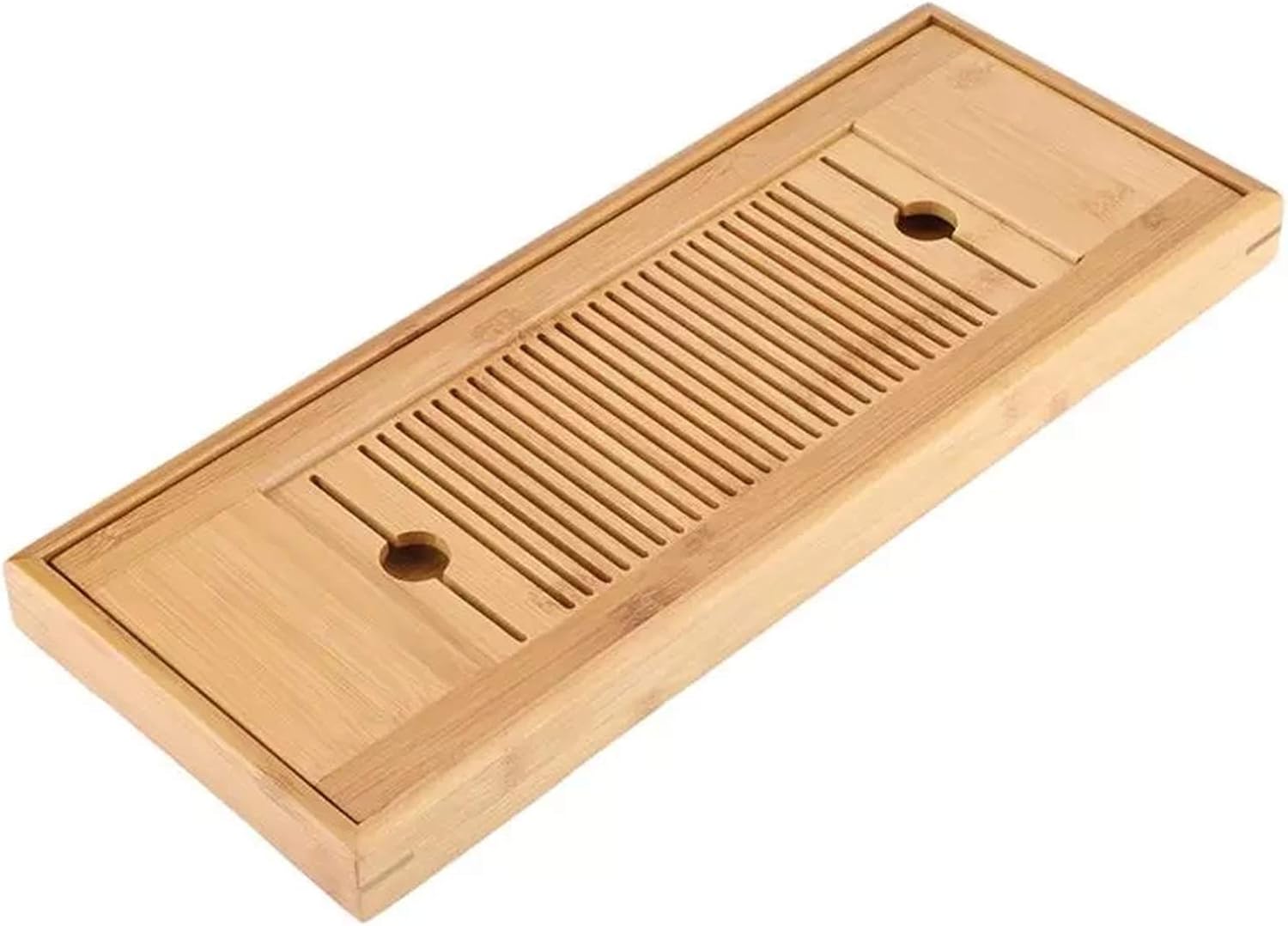 Tea Trays Tea Tray Drainage Water Storage Kung Fu Tea Set Drawer Tea Room Board Table Chinese Tea Room Tea Sets(As Shown-38x15x3cm) (As Shown 38x15x3cm)