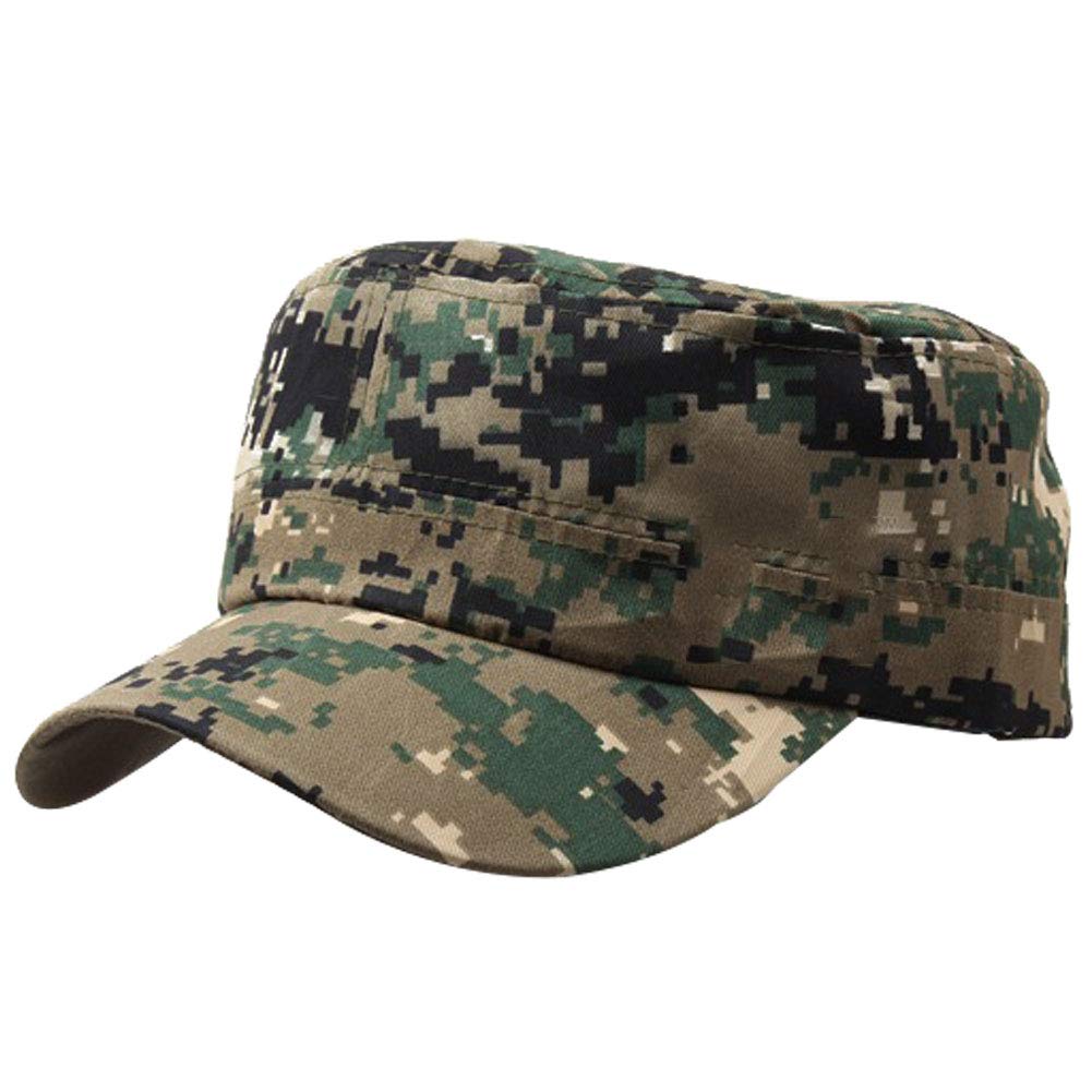 Wudaizhi Style 1 Military Hat Army Camo Baseball Cap Cadet Flat Caps For Hunting Fishing Outdoor Activities