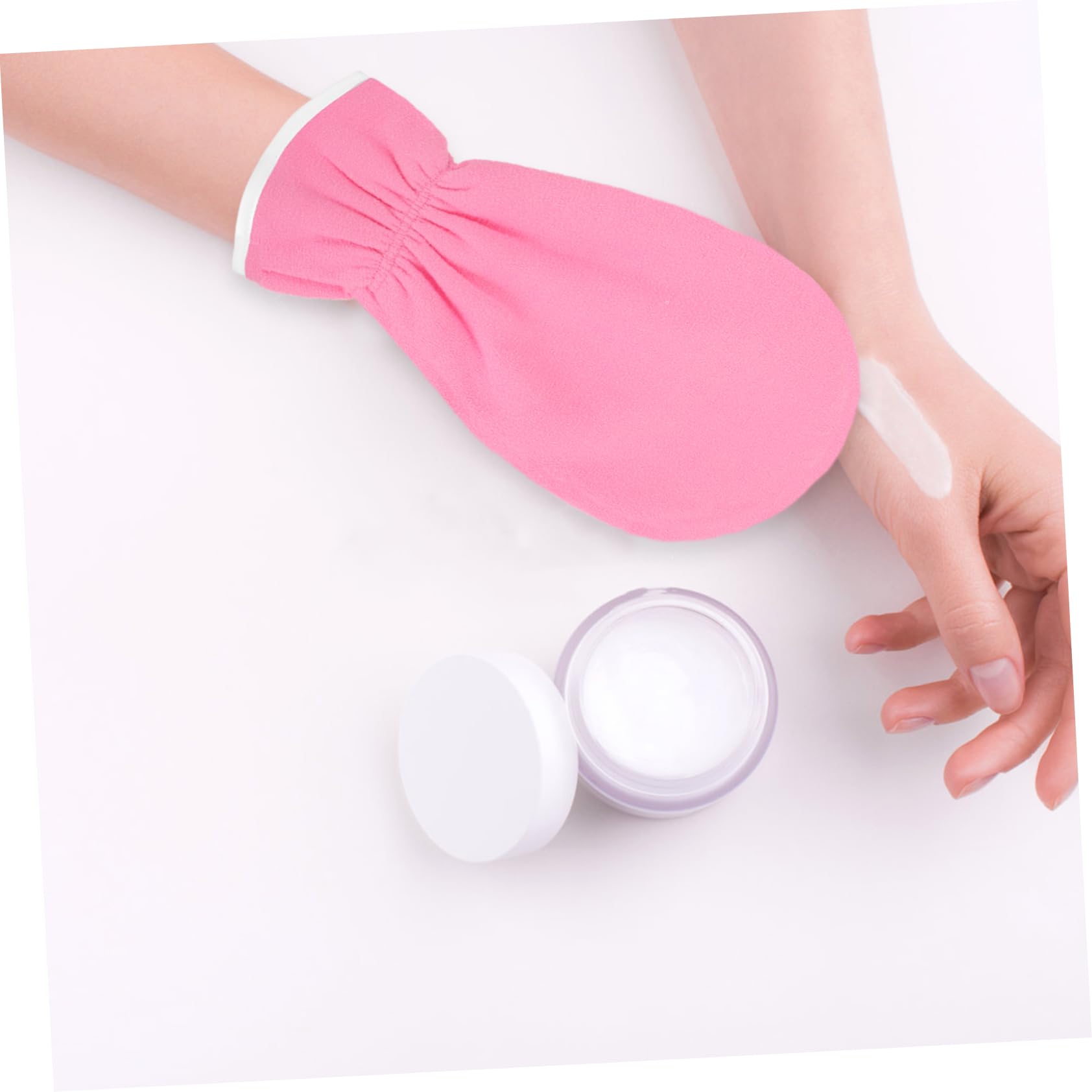 SOESFOUFU 1 Pair Overnight Gloves Exfoliating Hand Mask Mittens for Skin Care Essential Oil Gloves Heat Preservation Fadeless Washable Reusable