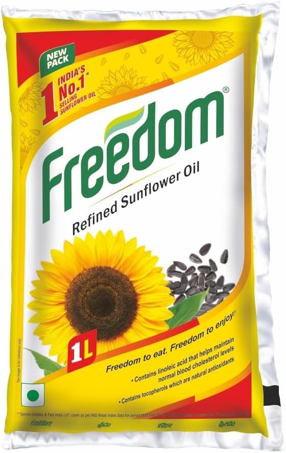 Freedom Refined Sunflower Oil, 1L