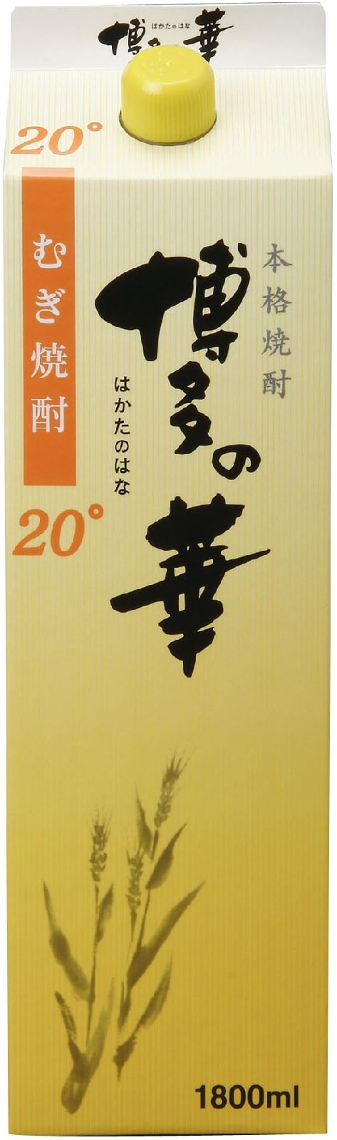福徳長 博多の華 麦 パック [ 焼酎 20度 1800ml ]