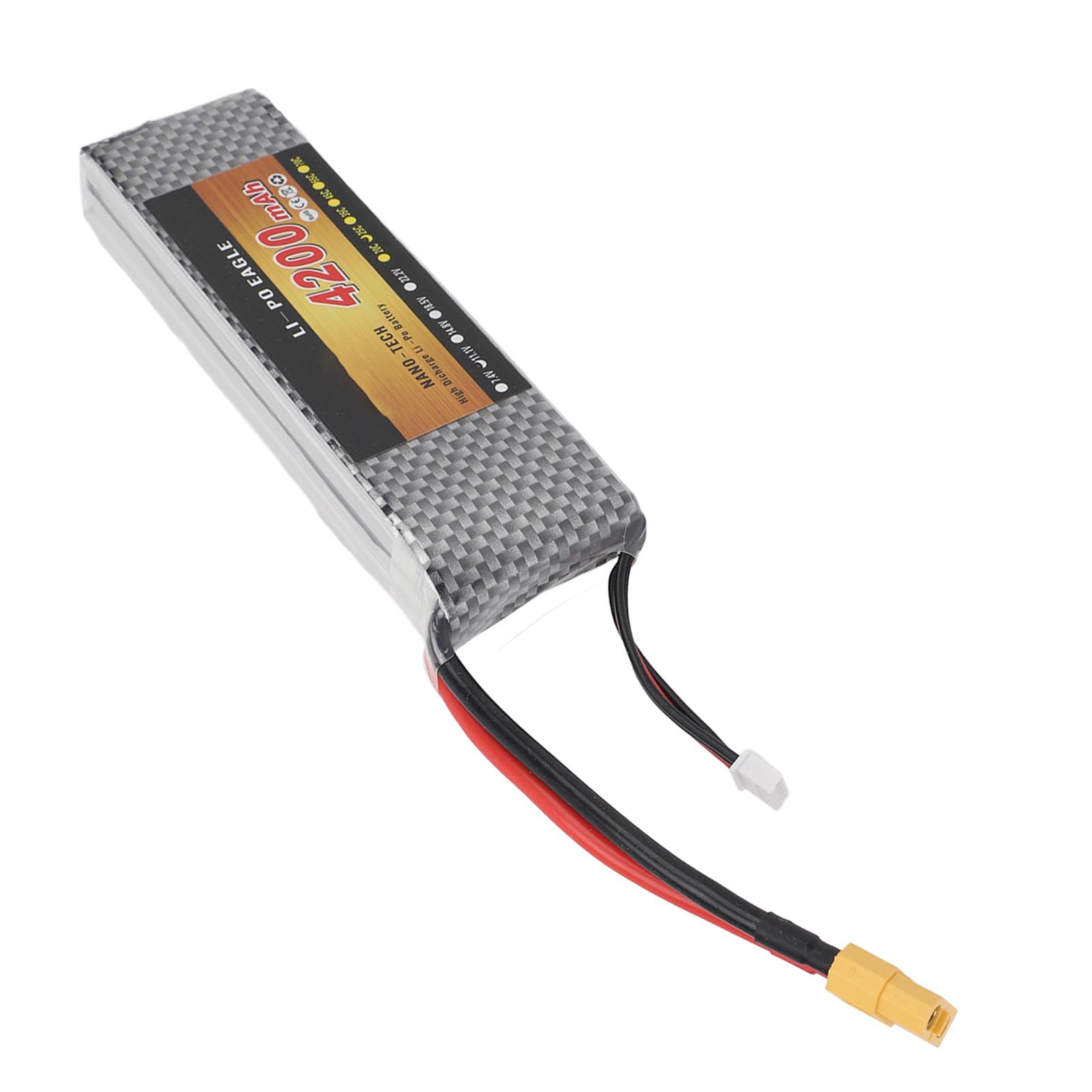 RC Cars Batería de Litio 4200mAh 11 1V Batería Lipo de Alto Rendimiento con Enchufe XT60 para RC Car Model Avión Helicóptero Quadcopter Drone - Tasa de Descarga de