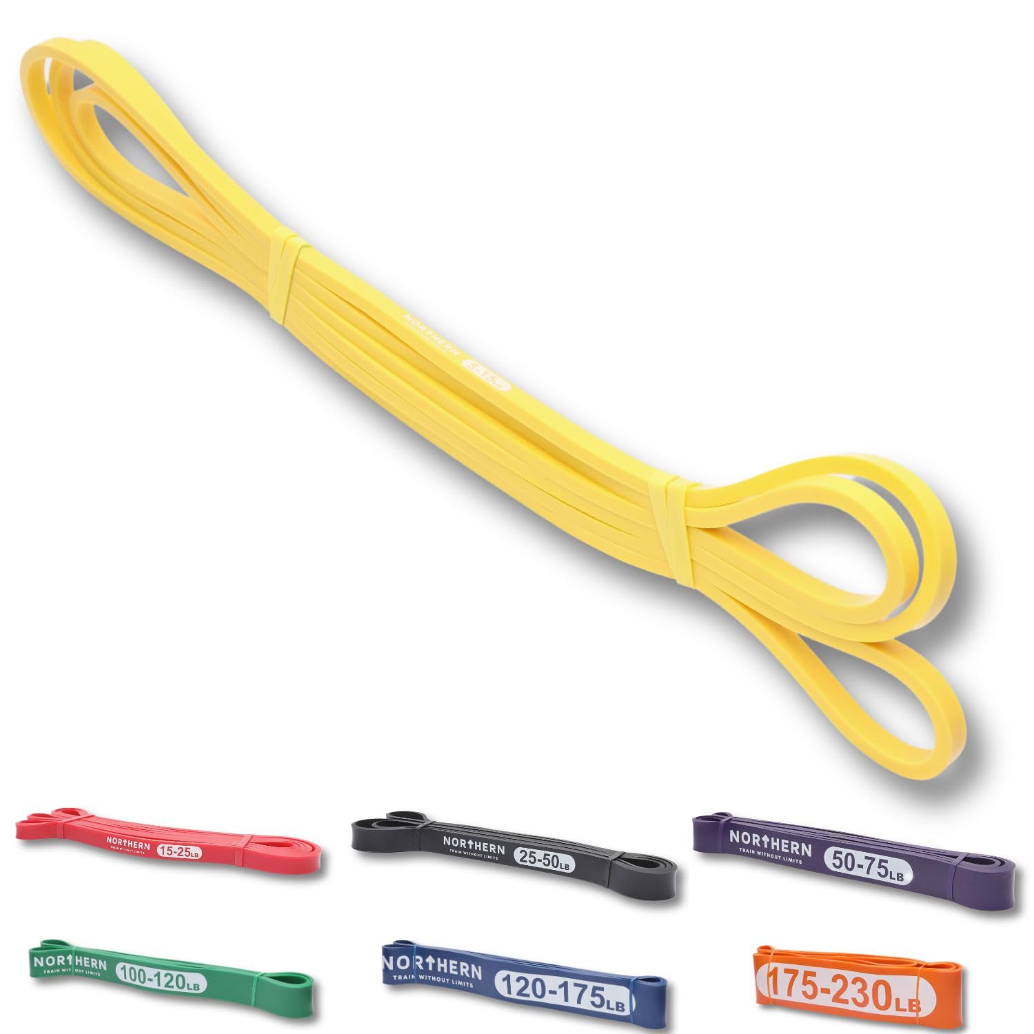 NORTHERN Resistance Bands - Exercise Bands for Physical Therapy, Yoga, Pilates & Home Fitness Training