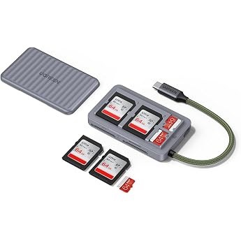 UGREEN SD Card Reader 3-Slot 2 x SD + TF USB C Card Reader with