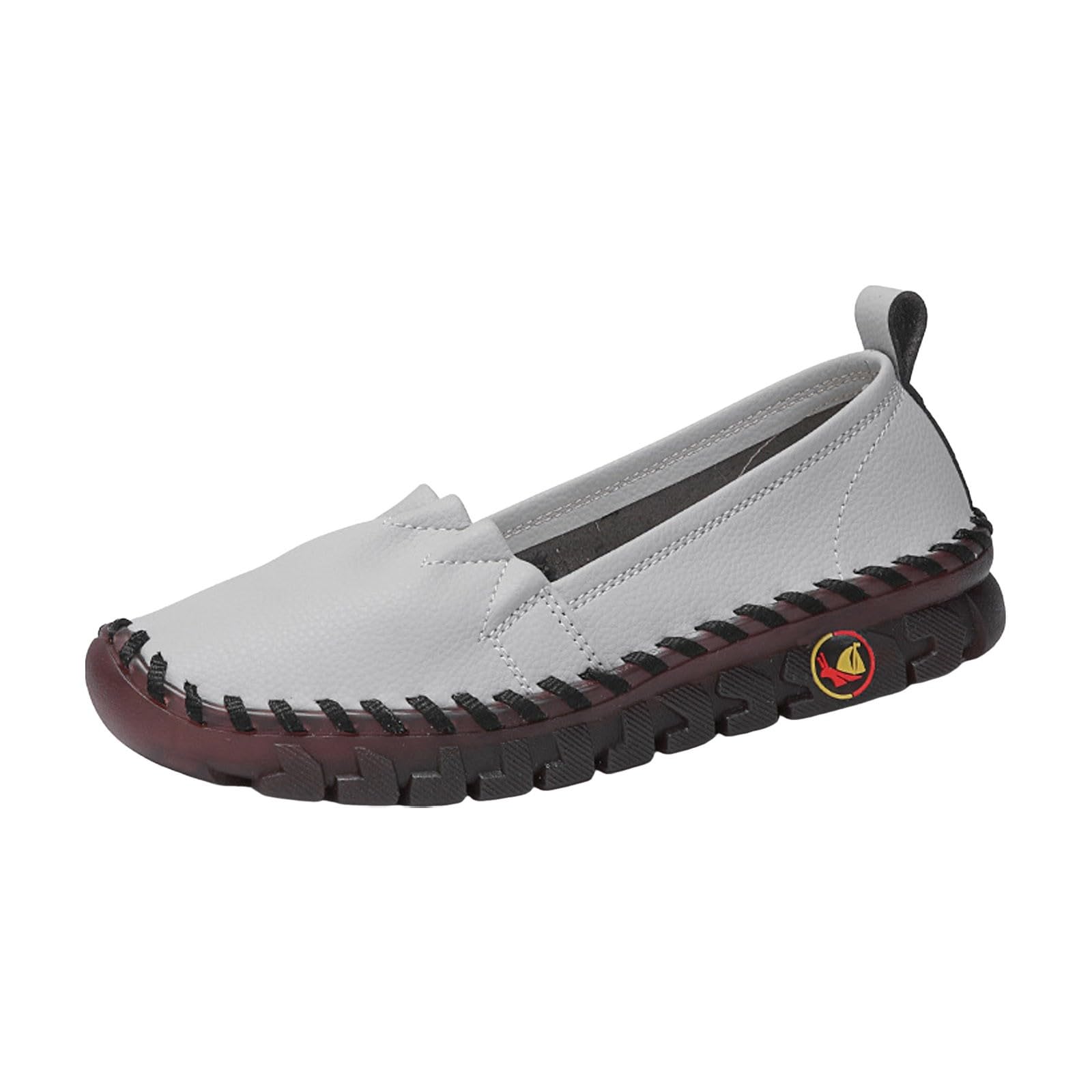 Zapatos de mujer descalzos zapatillas ortopédicas cómodas sin dolor zapatos de cuero transpirables impermeables para correr zapatos de punta ancha zapatos deslizantes en zapatos descalzos