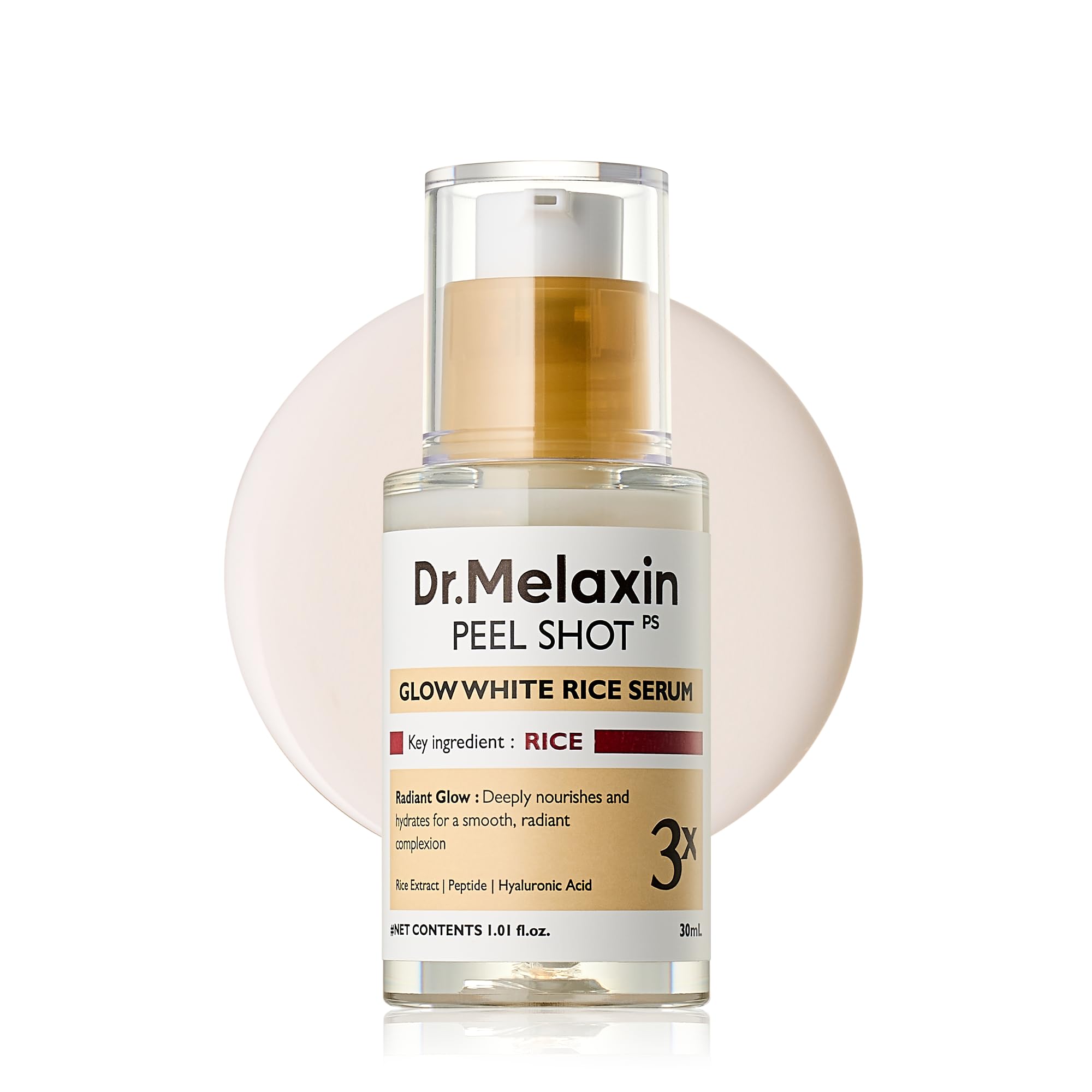 Amazon.com: Dr.Melaxin Peel Shot Glow Rice PDRN Serum 30ml Facial