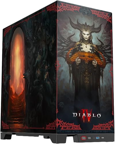 DIABLO IV Lilith ATX Boîtier de jeu pour PC (édition li Blizzard