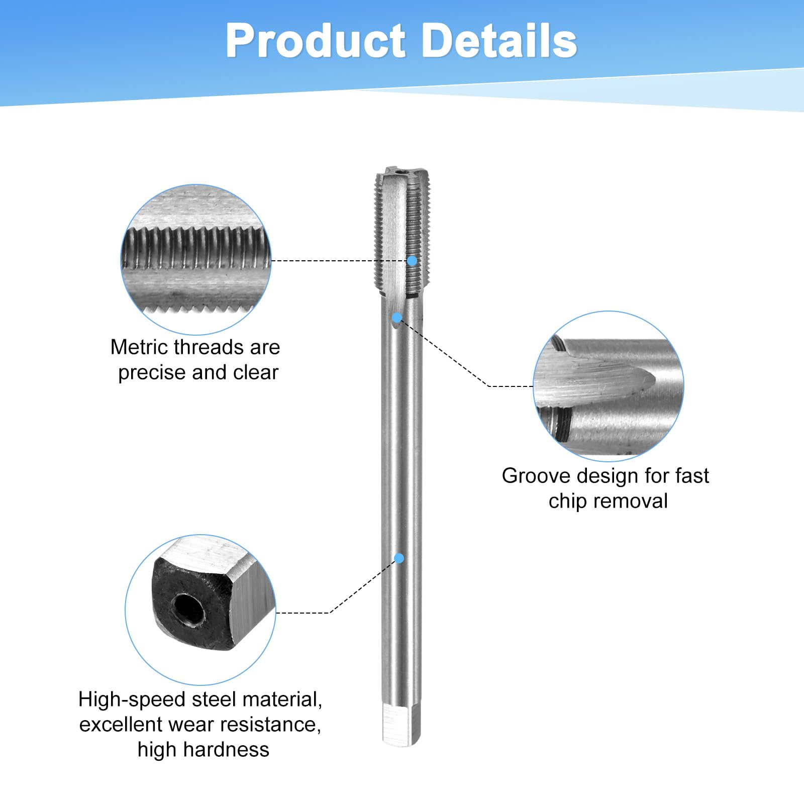 M METERXITY M12x1mm Metric Thread Tap - Image 2