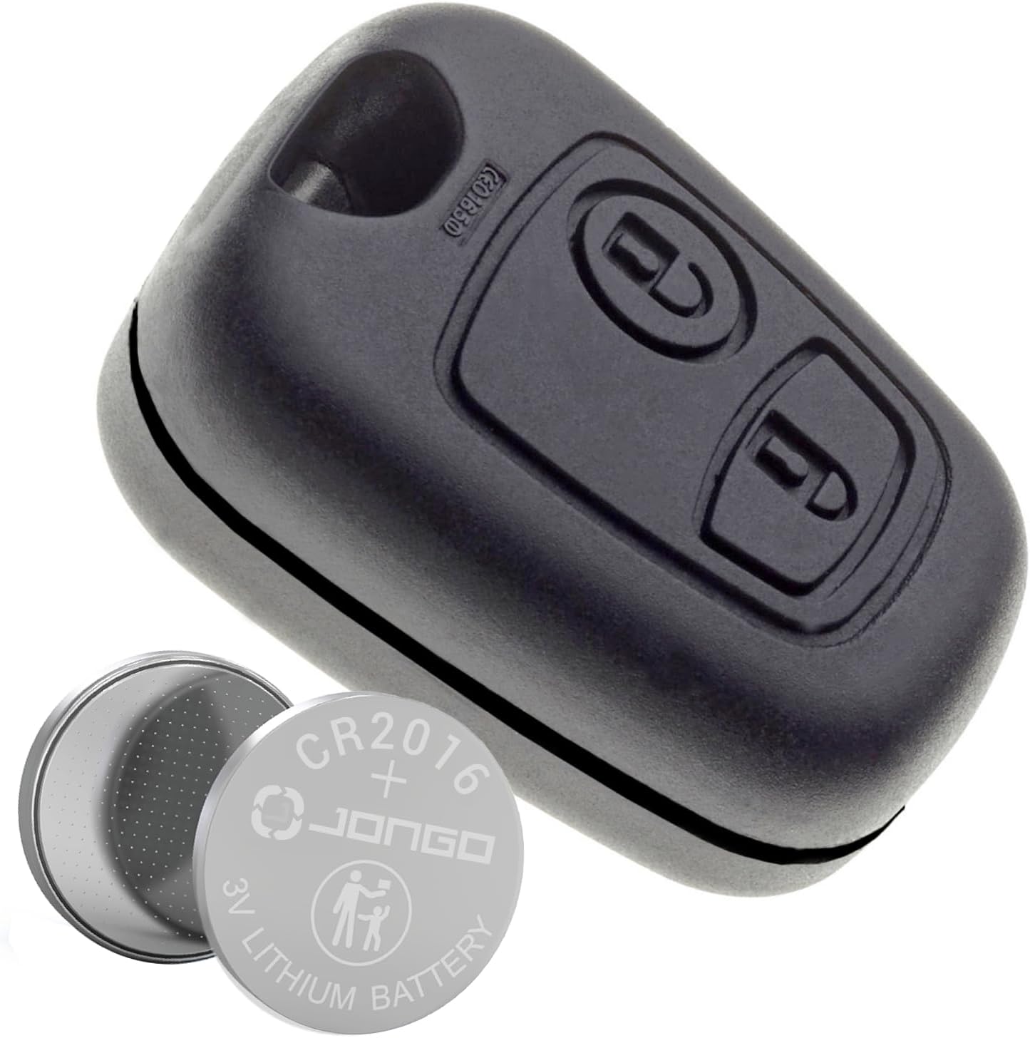 Remote Key Compatible with Toyota Aygo, Citroen C1 C2 C3 C4 C5, Peugeot 107 206 207 307, Electronic Circuit Board 433 MHz, ID46 Chip, Transponder, Replacement, Repair, Duplicate
