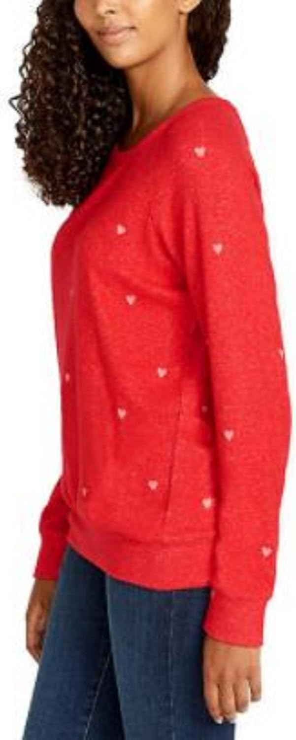 Buffalo Ladies’ Cozy Top (Red Hearts, Small) - Image 4