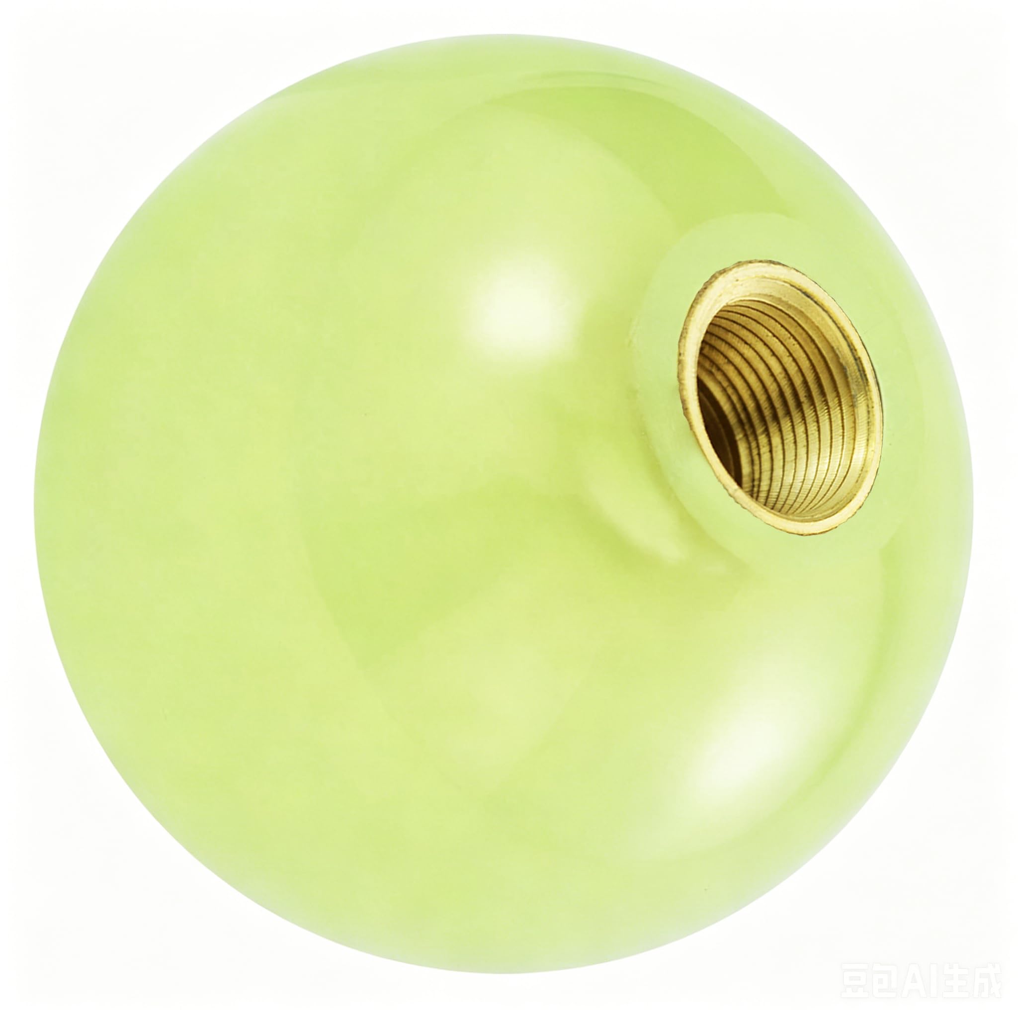 Padaodao Fluorescent Green Round Shift Knob Shifting Handle Knob Ball Gear Car Lever For Most Manual Auto Transmissions, Green Florescent