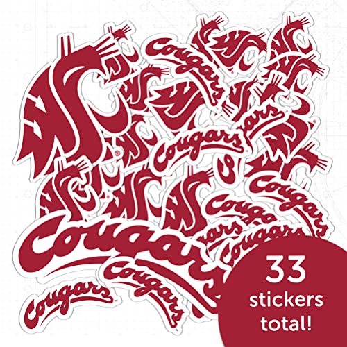 Calcomanía de vinilo de la Universidad Estatal de Washington抗 escamas para álbum 6