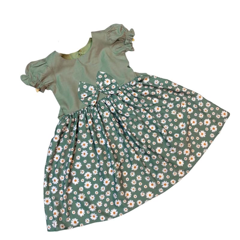Image of Niren Enterprise Multipatteren Baby Girl's Knee Length Frocks with Digital Prints