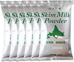 【まとめ買い / 6-Pack Set】Skim Milk Powder Hokkaido Skim Milk Powder Yotsuba 1kg×6