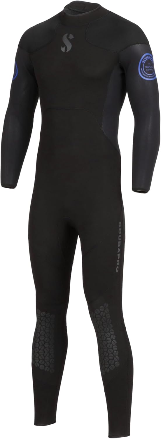 SCUBAPRO Oneflex Steamer Men’s Diving Wetsuit, 3mm, Back Zip, X-Foam Neoprene, L
