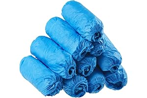 Disposable Medical Shoe Covers - Protect Your Floors with 100 Non-Slip, Waterproof Shoe Covers