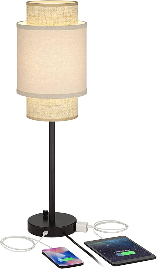 Lámparas de Mesa 360 Lighting Tull Set 2 con USB miniatura 3