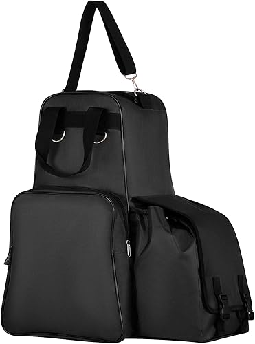 Vista 7 de Harrison Howard Equestrian Pack Equipo Multifuncional Bolsa de transporte para botas Casco Horsewhip Caballo Pack Equipo Azul marino