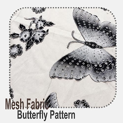 Women’s Elegant Butterfly Print Shawls and Wraps for Evening Dresses Triangle Shawl Wraps Fringed Evening Cape2