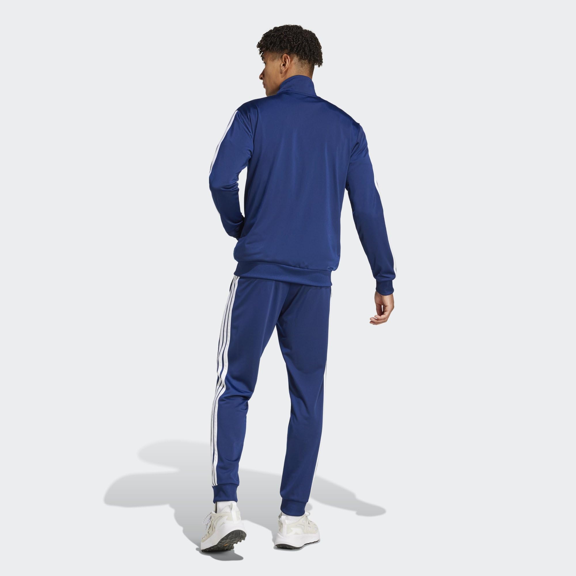adidas Męski dres trykotowy Basic z 3 paskami