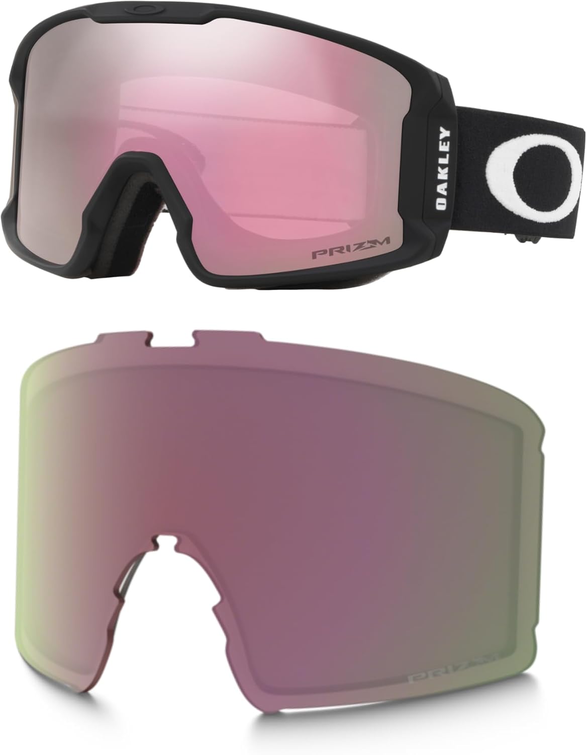Oakley Line Miner Medium Ski Goggles REPLACEMENT LENSES OO7093 For Men For Women +Designer iWear Care Kit