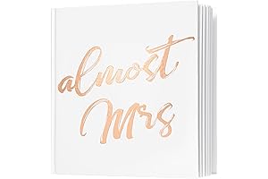 Calculs Almost Mrs Wedding Guest Book Bachelorette Party Bridal Photo Album Binder Scrapbook