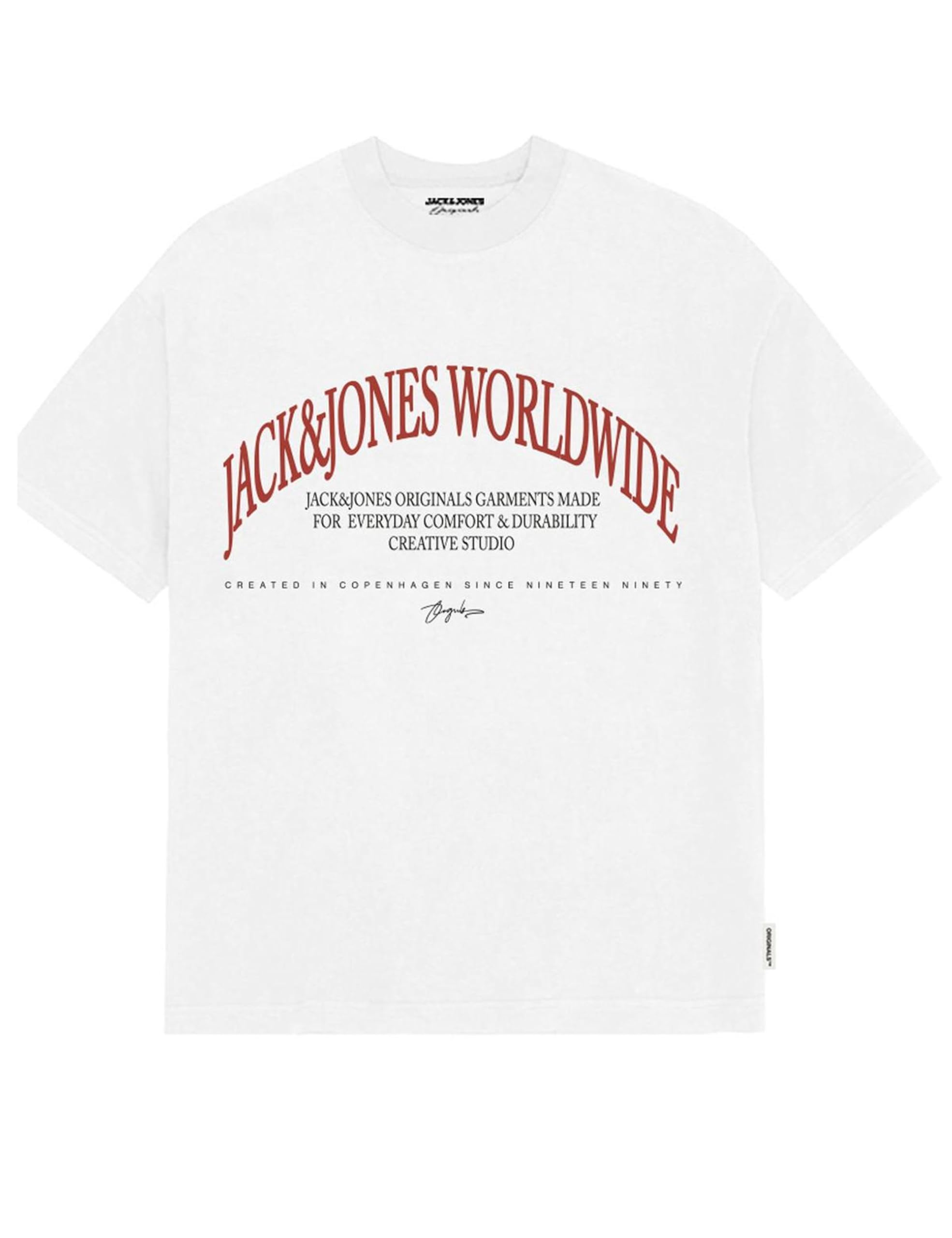 JACK&JONES JORFREDERIKSBERG Margate Front SS Tee BF