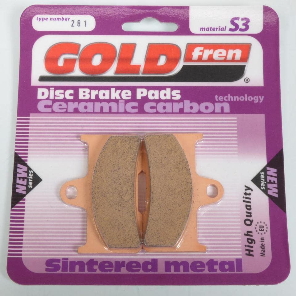 Plaquette de frein Gold Fren résout le sifflement arrière quad Yamaha 700