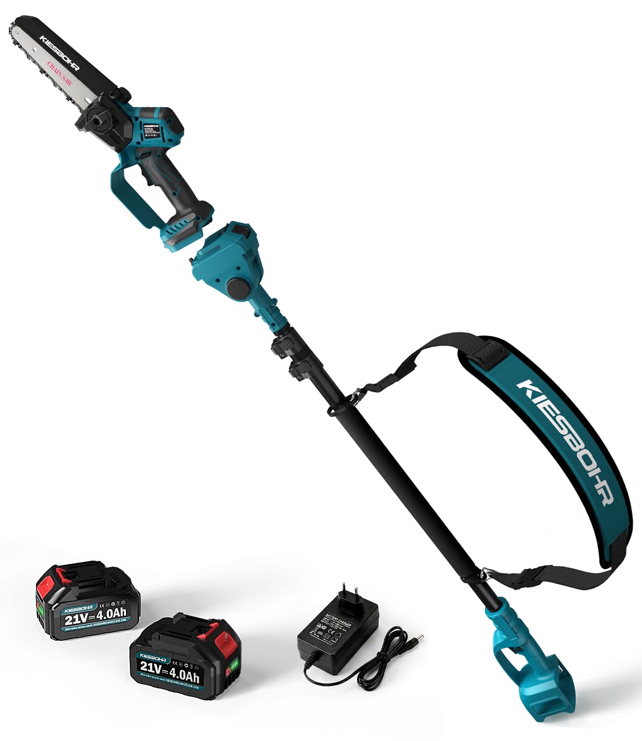 CST01 2-IN1 Akku Hochentaster 15cm 2x 4000mAh