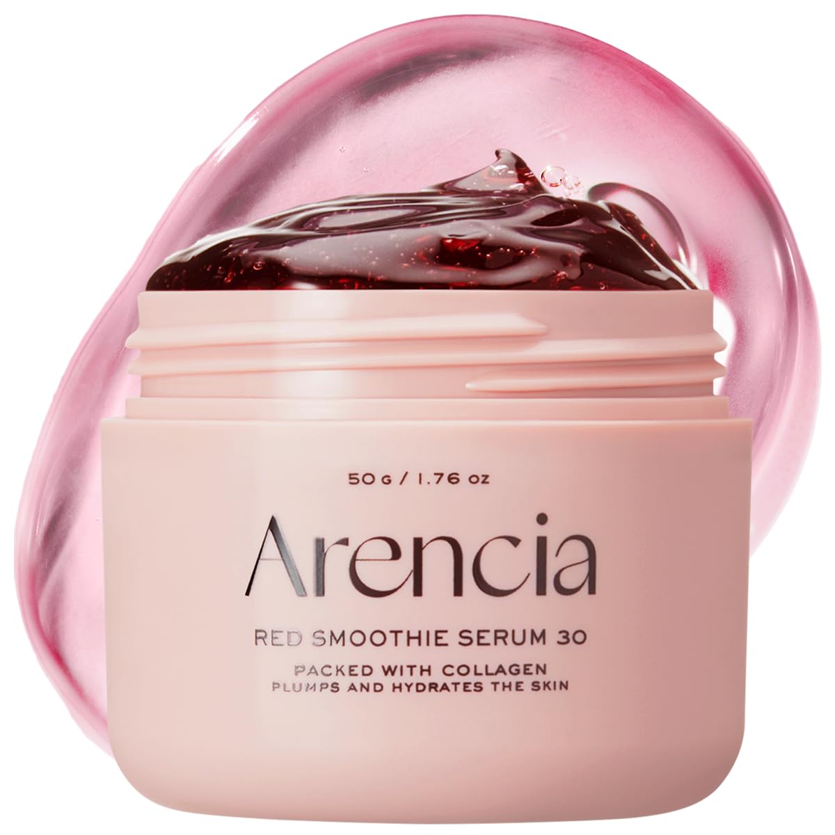 Arencia Red Mochi Serum 30, Moisturizing Beauty Serum, Intensive Care for Firm Skin, 1.8 oz (50 g),