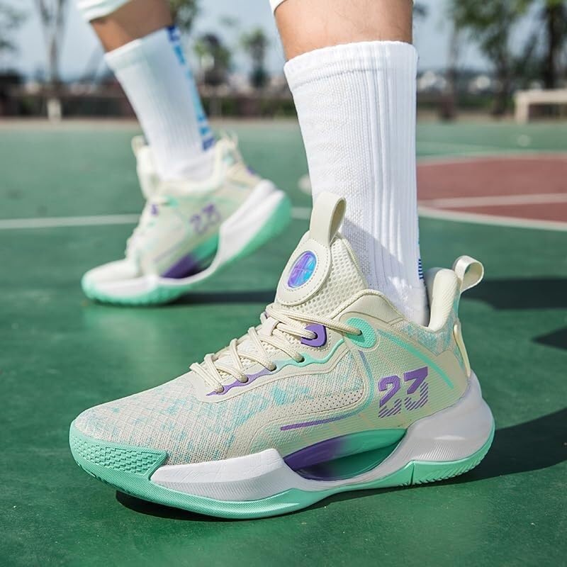 Zapatillas de baloncesto amortiguadoras con suela resistente al desgaste 5