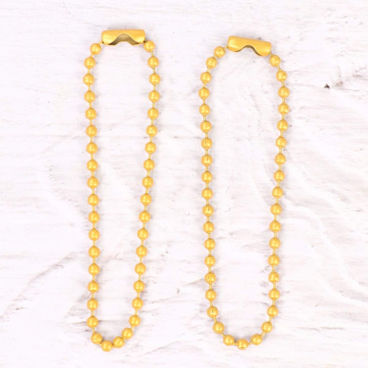jojofuny 150pcs Chain Jewelry Beaded Chain Keychain Printed Tag Iron Pendant Decoration for Lover Friends Mom Relatives