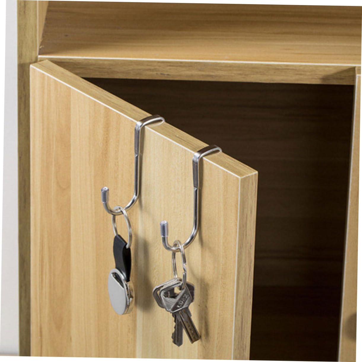 Lot De 4 Crochets Doubles En S Pour Porte De Salle De Bain, Cuisine, Salle De Bain, Douche, Serviettes, Vêtements, Chaussures, Manteau