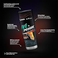 Vista 2 de GRITR 20 oz/600 ml Stainless Steel Double Wall Vacuum Insulated Tumbler for Coffee, Tea, Water, Smoothie Leakproof Reusable Travel Mug w/Lid for