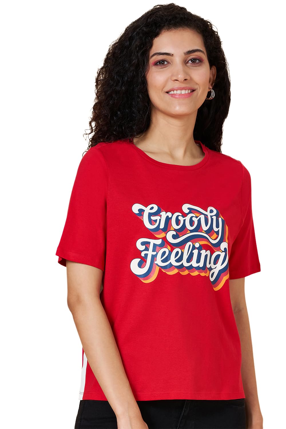 people by pantaloons Women's Graphic TEE-picture-37