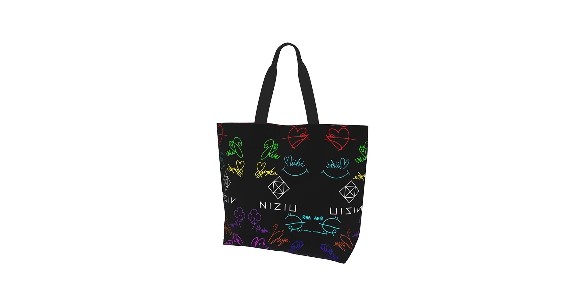 Amazon | 人気niziu (6) 収納バッグ エコバッグ かわいい 帆布