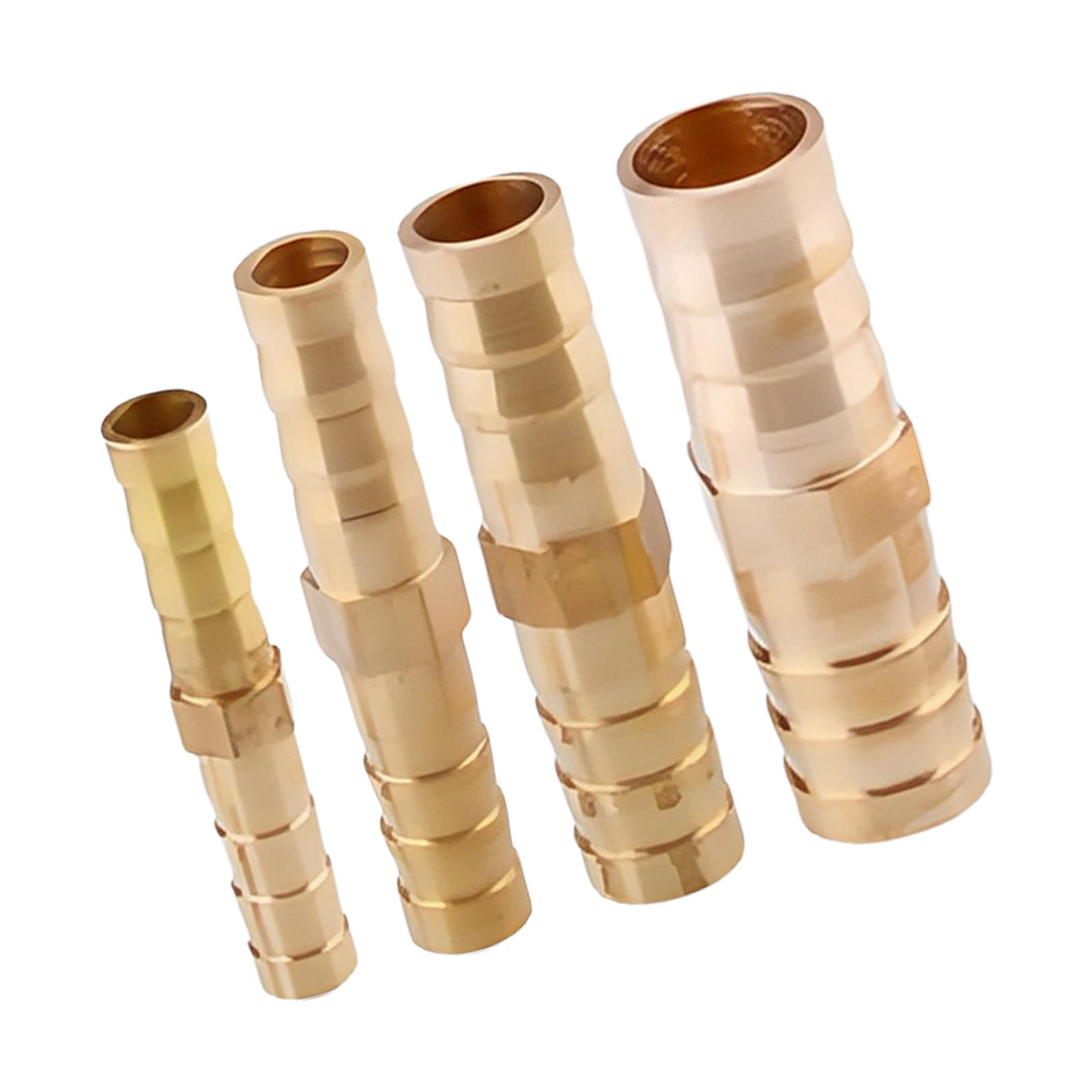 8MM Hexagon Brass Nut with 1.25mm Thread Pitches Secure Fastening Not Shaking for Exhaust Systems & Mechanical Assembly Not Shaking Nut