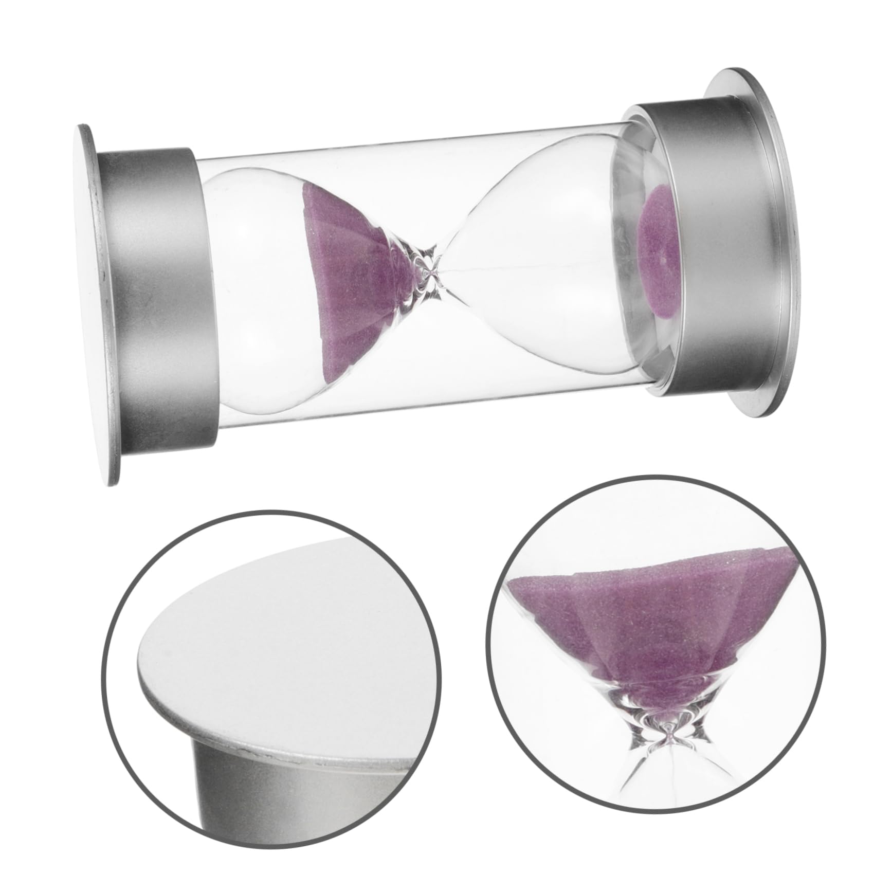 Mikikit 3 Sätze Sanduhr-Timer 20-Minuten-Sanduhr 20 Minuten Timer Sanduhr- 20 Minuten Sanduhr Kreative Sanduhr Multifunktions-sandglas Glas Mit Hohem Borosilikatgehalt 2 Stück * 3