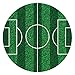 Dekora - Disco comestible para decorar Tartas con forma de campo de fútbol, Ø 16cm