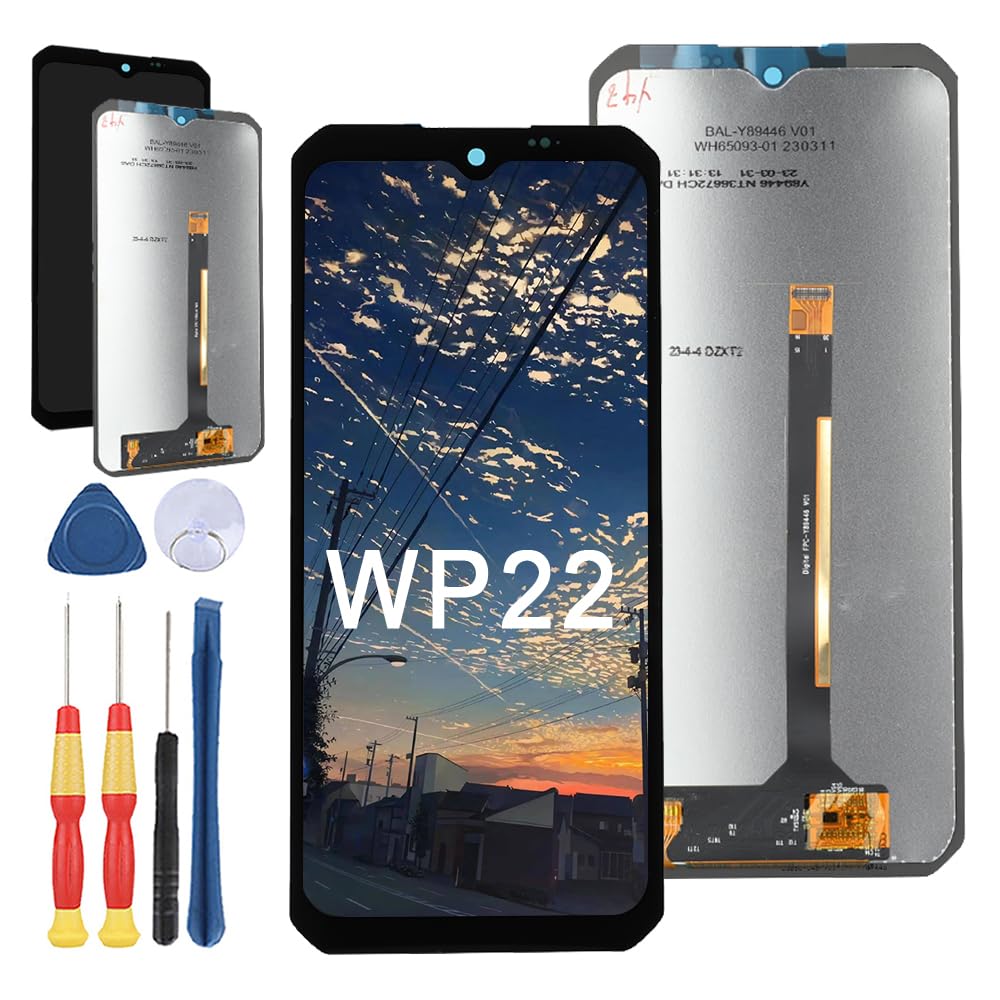 Écran pour Oukitel WP22 LCD et vitre tactile de réparation avec outils de remplacement