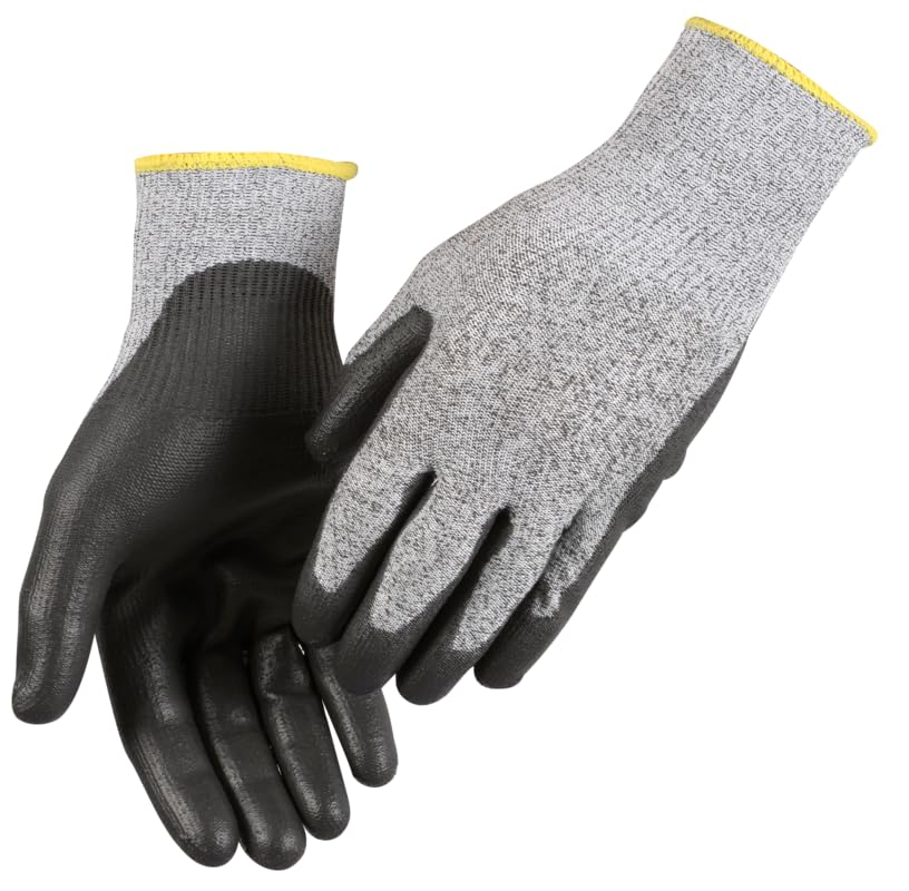 ABENA Pack of 12 Pair Work Gloves, Grey