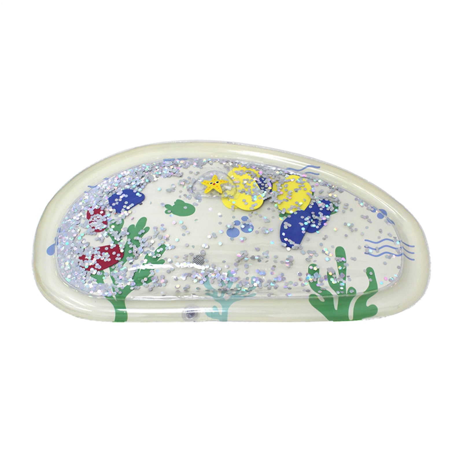 Alfombra De Agua Tummy Time - Juego Acuático Sensorial Para | Fantástica Alfombrilla De Aprendizaje Y Juego, Desarrollo Sensorial Para El Hogar, Cuna, Ducha, Bañera, Playera