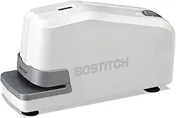 Bostitch Office Grampeador Elétrico Impulse com 25 Folhas - Resistente, sem atolamento Confiável Garantida pela Bostitch, Branco (02011)
