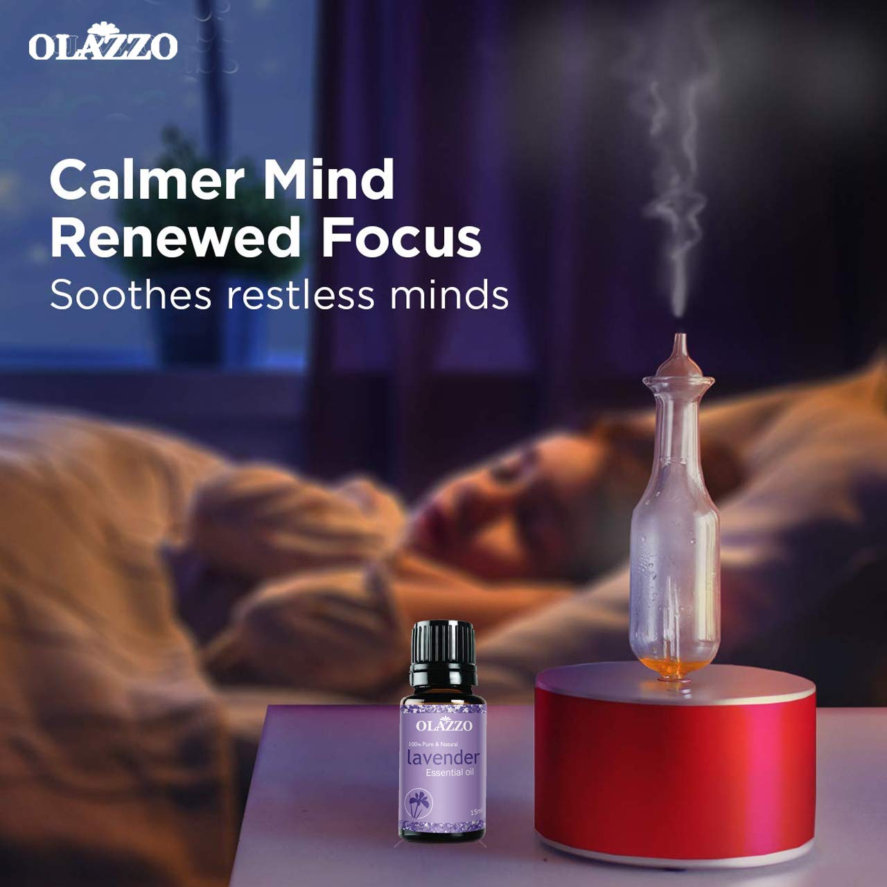 Lavender Essential Oil 15ml | Pure & Natural Oil for Hair | Skin | Scalp | Massage | Diffuser and Relaxing Aroma Lavender Essential Oil 15ml | Pure & Natural Oil for Hair | Skin | Scalp | Massage | Diffuser and Relaxing Aroma