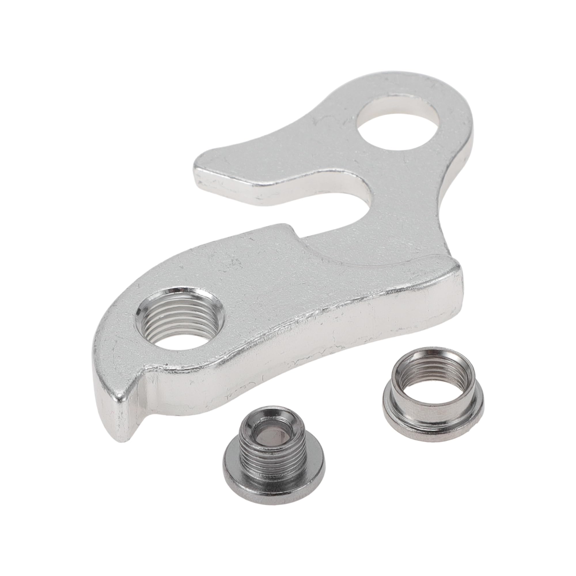 VekAuto Bike Rear Derailleur Hanger Aluminium Alloy Gear Mech Frame Tail Hook Dropout Adapter for MTB Mountain Road Bike Bicycle Cycling Accessories - Type 1 Sized 2.40"x1.65"